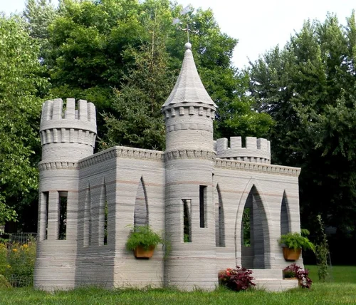 3D Printed Concrete Castle