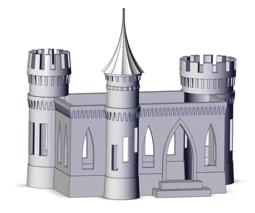 Photo by Andrey Rudenko. Castle model designed in SolidWorks.