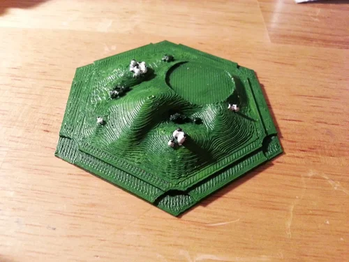 More printed pieces prior to priming and painting. Wheat Wheat Wood Wood Sheep Sheep Ore Ore Brick Brick Desert Desert Complete Set Complete Set