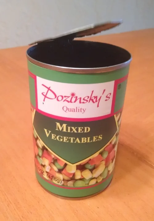 Found on the Replica Prop Forum. Finished Can Finished Can Talking Can of Vegetables Video