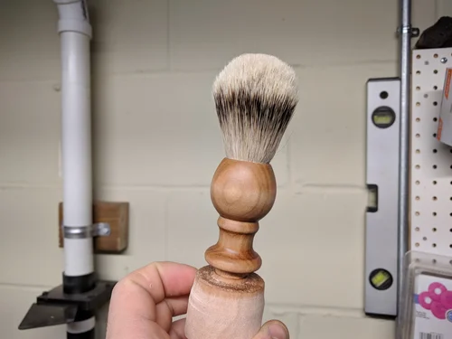 A little bit of danish oil brings out the beautiul grain and curl. Dry fit, looking like a brush!